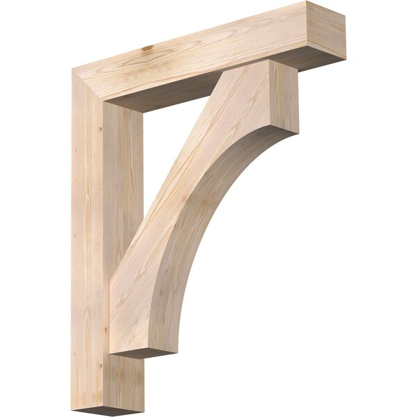 Ekena Millwork Westlake Block Smooth Bracket w/ Offset Brace, Douglas Fir, 7 1/2"W x 38"D x 44"H BKT0806X38X44WTL05SDF - main